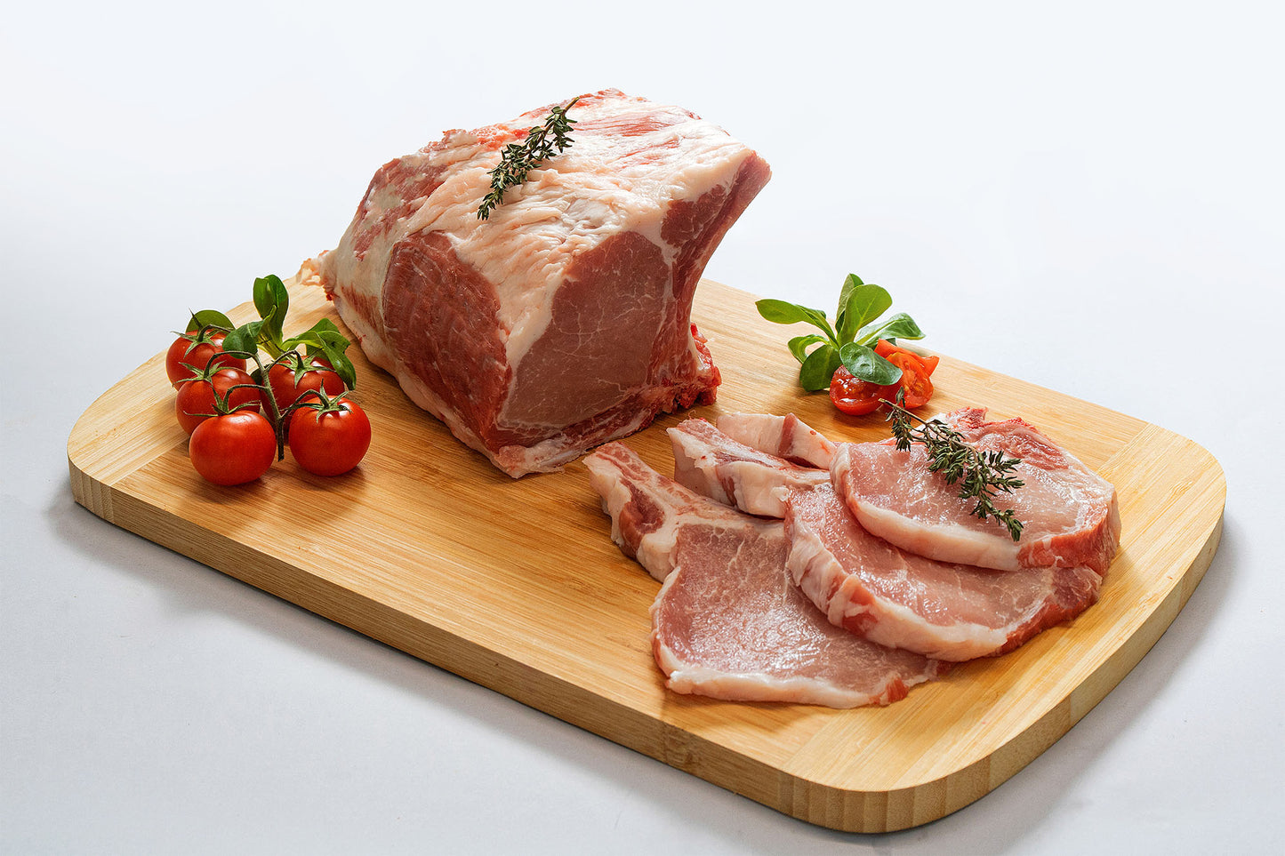 Chuletas de lomo de cerdo Duroc 1 kg